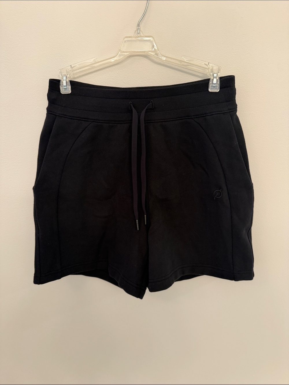 Peloton Black Women's Athletic Drawstring Shorts